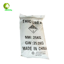 El thiourea de la fábrica de China de los bolsos del wover 25kg utiliza para el fertilizante 99.0% mínimo